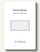 Lorem Ipsum Book