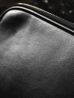 Luxury Genuine Leather Close-Up Bag Accessory