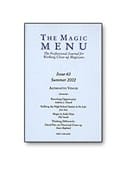 Magic Menu Issue 63 Book