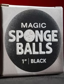1in Magic Sponge Balls (50-Pack | Black) Trick