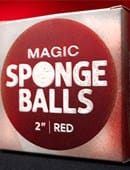 Magic Sponge Balls, 50 Pack, Red, 2 Inch Trick