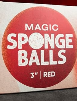 3in Magic Sponge Balls (50-Pack | Red) Trick