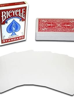 Magnetic Bicycle Playing Card (Blank Face) Accessory