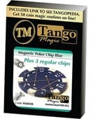 Magnetic Poker Chip - Red (w/ 3 Regular Chips) Gimmicked Coin