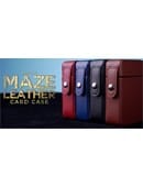 MAZE Leather Card Case Deck of Cards
