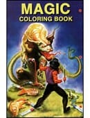 Mini Coloring Book  Sizes 5.5 inch x 8.5 inch- Trick Book