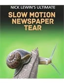 Nick Lewin's Ultimate Slow Motion Newspaper Tear DVD