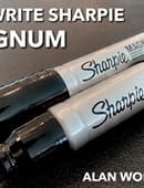 No Write Sharpie Magnum Trick