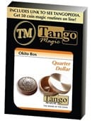 Okito Coin Box (Brass) - Quarter Trick
