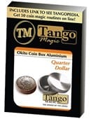 Okito Coin Box (Aluminum) - Quarter Trick