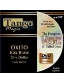 Okito Coin Box (Brass) - Dollar Coin Trick