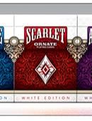 Ornate White Edition Playing Cards (Scarlet) Refill