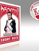 Phoenix Short Deck Large Index Playing Cards (Red) Deck of cards
