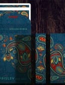 Plastic Paisley Poker Blue Playing Cards Deck of Cards