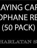 Playing Card Cellophane Refills (50-Pack) Refill