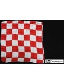 21in Silk Chess Board (Red & White) Trick