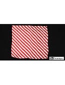 Production Hanky Zebra Red and White Trick