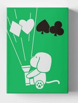 Puppy Diary - Green Limited Edition Playing Cards Deck of Cards