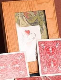 Real Card Through Glass Trick