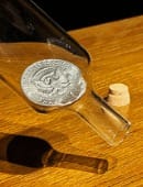 Real Coin in Bottle Puzzle