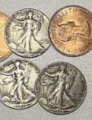 Hopping Half - Replica Walking Liberty Half Dollar/English Penny Accessory
