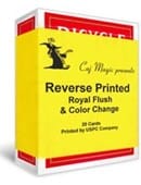Reverse Printed Cards Trick