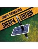 Sharpie Through Card SHERPA Version  Blue Trick