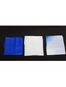 15in Half-Dyed Silk (Blue & White) Accessory