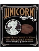Silver - Copper Coin - Silver Eagle Proof Trick
