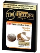 Slot Okito Coin Box (Brass) - Quarter Trick
