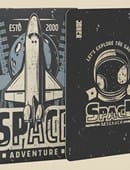 Space Adventure Playing Cards Deck of Cards