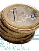 Stack of Coins - 1 Euro Gimmicked Coin