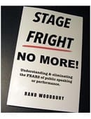 STAGE FRIGHT - NO MORE! Book