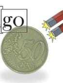 Steel Core Coin - 50 Euro Cents Gimmicked Coin