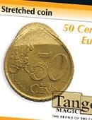 Stretched Coin - 50 Euro Cents Gimmicked Coin