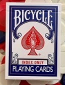 Bicycle Index Only Stripper Deck Deck of Cards