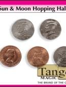 Sun & Moon - Double-Sided Half Dollar/English Penny Gimmicked Coin