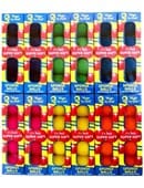 Super Soft Sponge Balls 1.5" - Mixed Colors (12 Pack) Accessory