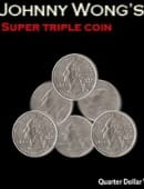 Super Triple Coin (Quarter) Gimmicked Coin