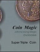Super Triple Coin (Half Dollar) Gimmicked Coin