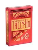 Tally-Ho Red MetalLuxe Playing Cards Deck of Cards