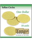 Teflon circles Dollar size Trick