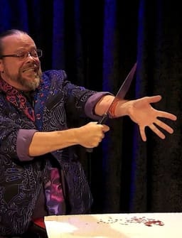 The Amazing Johnathan’s Knife Through Arm Trick