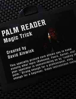 The Palm Reader Card Trick