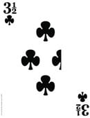 Three & a Half of Clubs Mega Card Trick