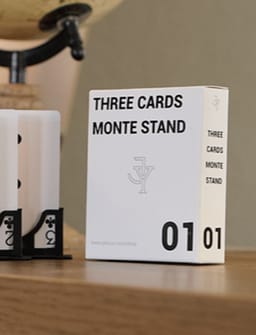 Three Cards Monte Stand Trick