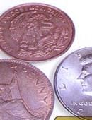 Two Copper and One Silver Gimmicked Coin
