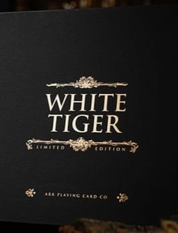 White Tiger Black Gold Box Set Deck of Cards