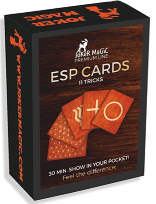 Wooden ESP Cards Trick