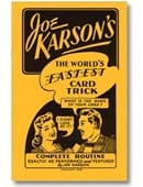 World's Fastest Card Trick Book